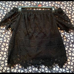 Black Lace Rue21 Top